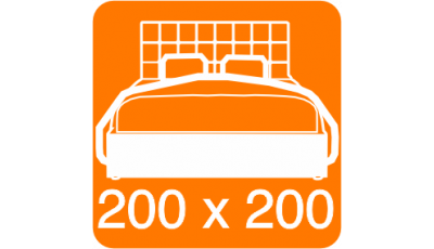 Ліжко двоспальне 200х200