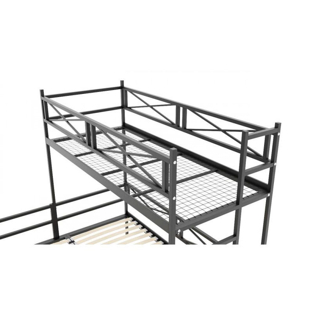 Ліжко Homefort Трио-1 Лофт (LOFT), двоярусне, для родини 160х200 см