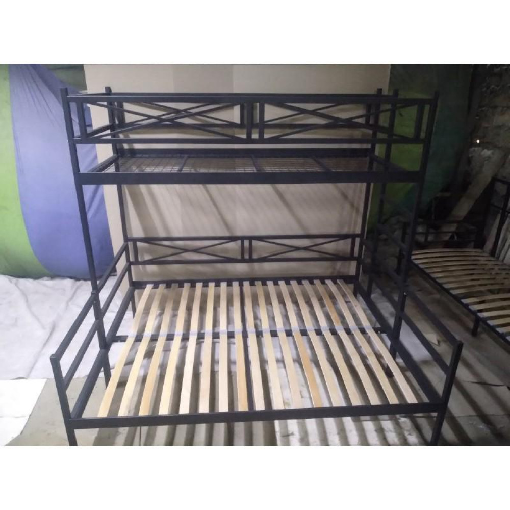 Ліжко Homefort Трио-1 Лофт (LOFT), двоярусне, для родини 160х200 см