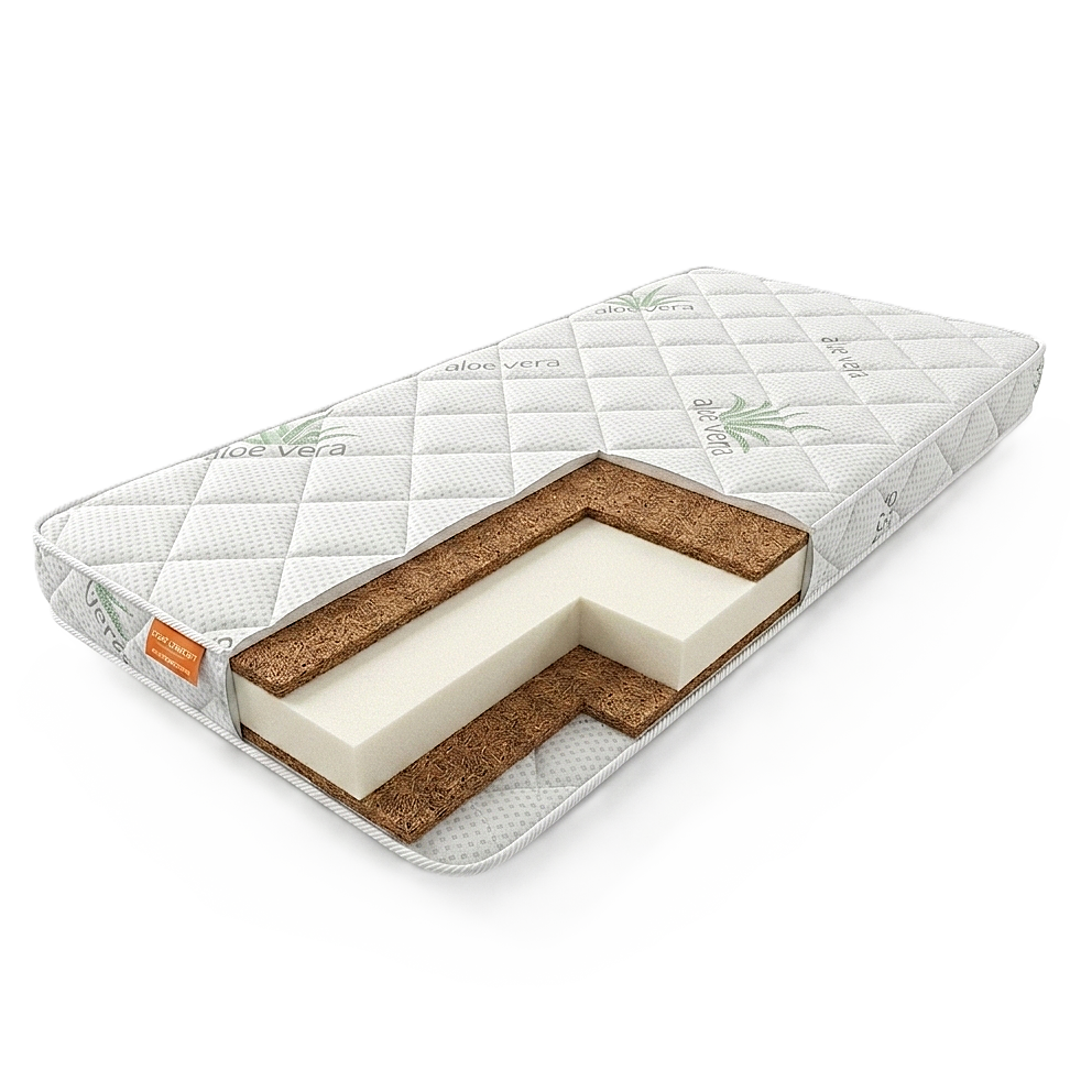 Дитячий ортопедичний матрас Homefort Baby 9 (Алое вера) 60х120 см.