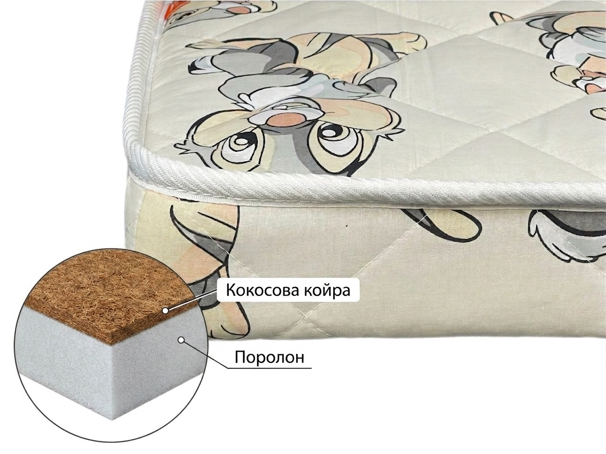 Дитячий ортопедичний матрас Homefort Малюк 7