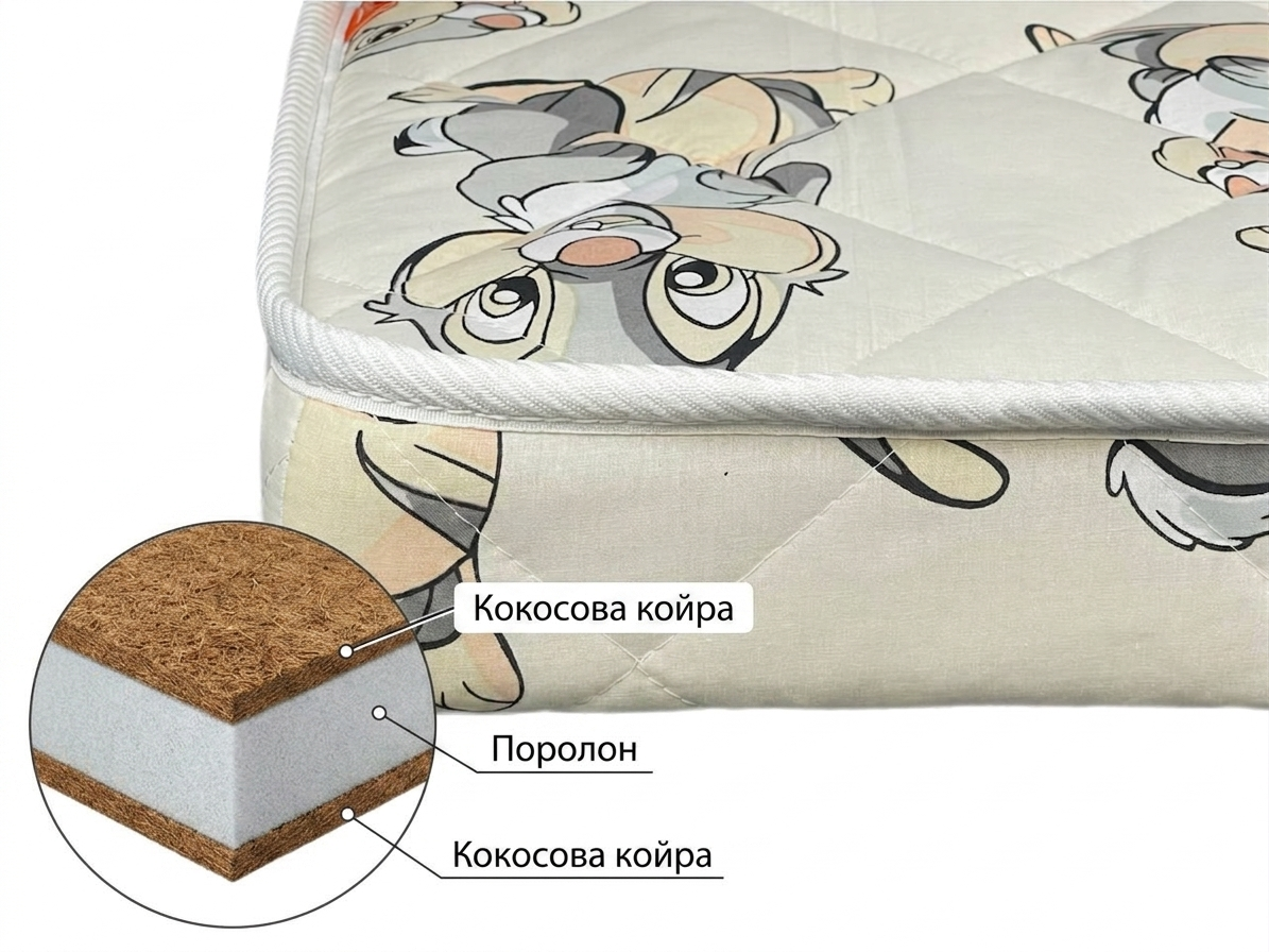Детский ортопедический матрас Homefort Малыш 8