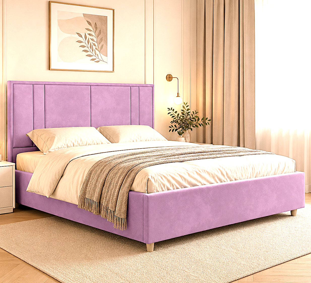 Ліжко м'яке Homefort Bianca S
